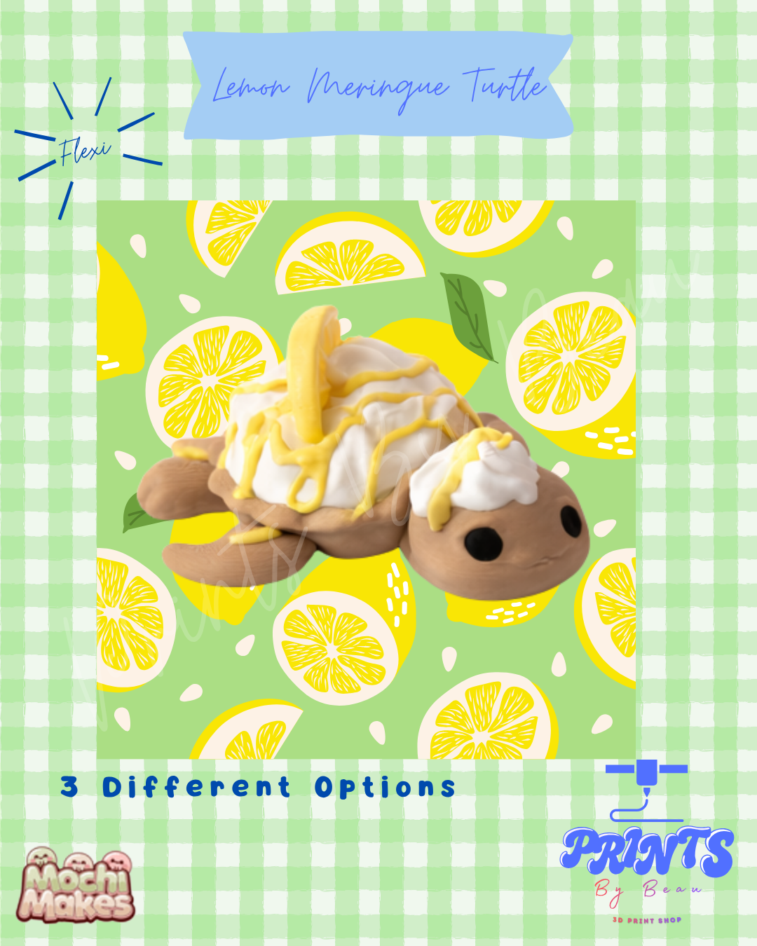🍋 🥧 Lemon Meringue Turtle 🥧 🍋
