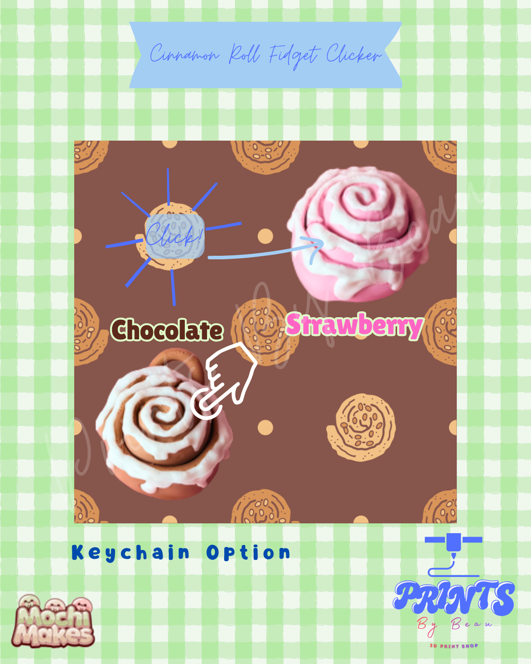 🥯 Cinnamon Roll Fidget Clicker 🥯