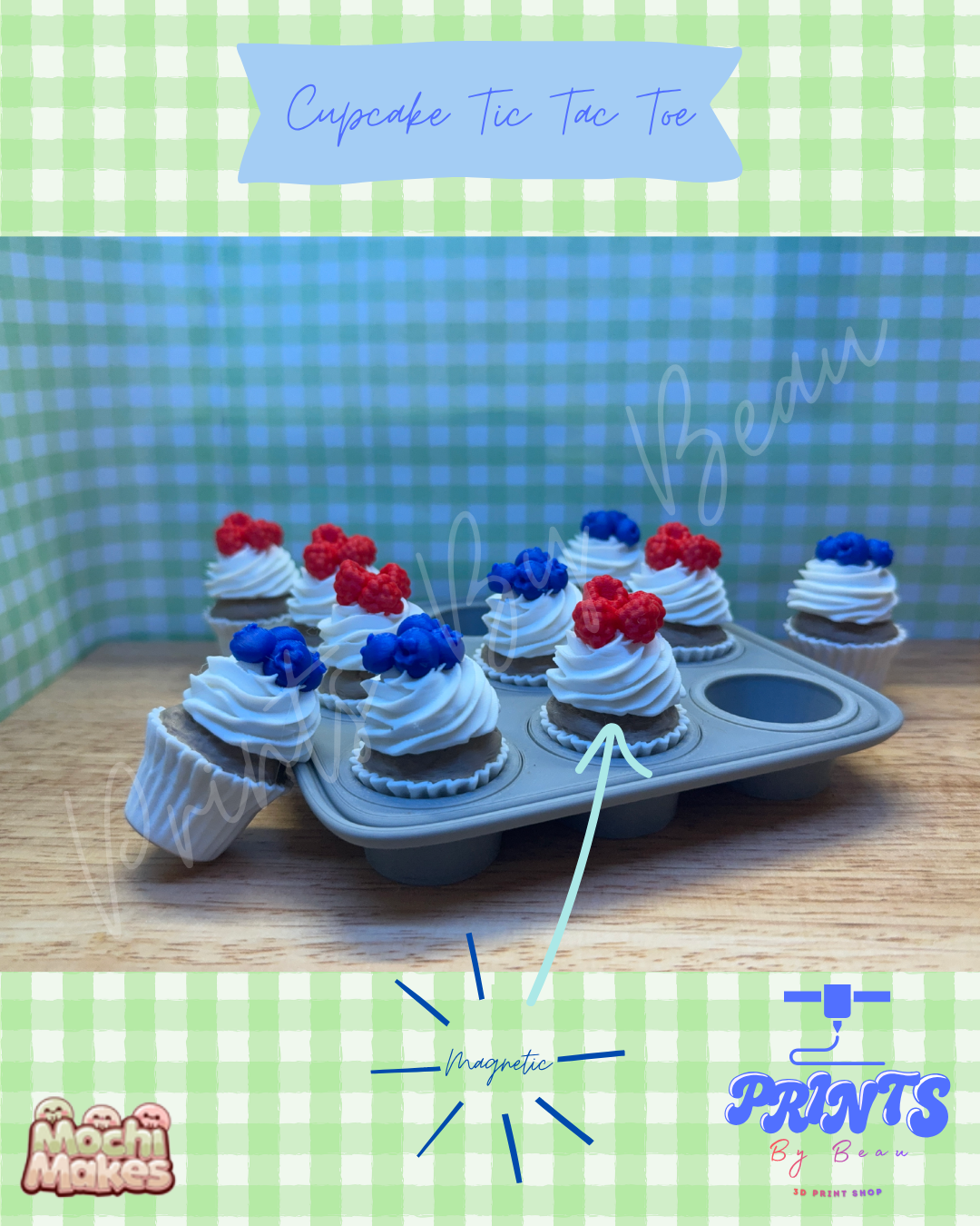 🧁 Cupcake Tic Tac Toe 🧁