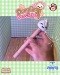 Dumpling Pen Clicker - Eyes Closed Face