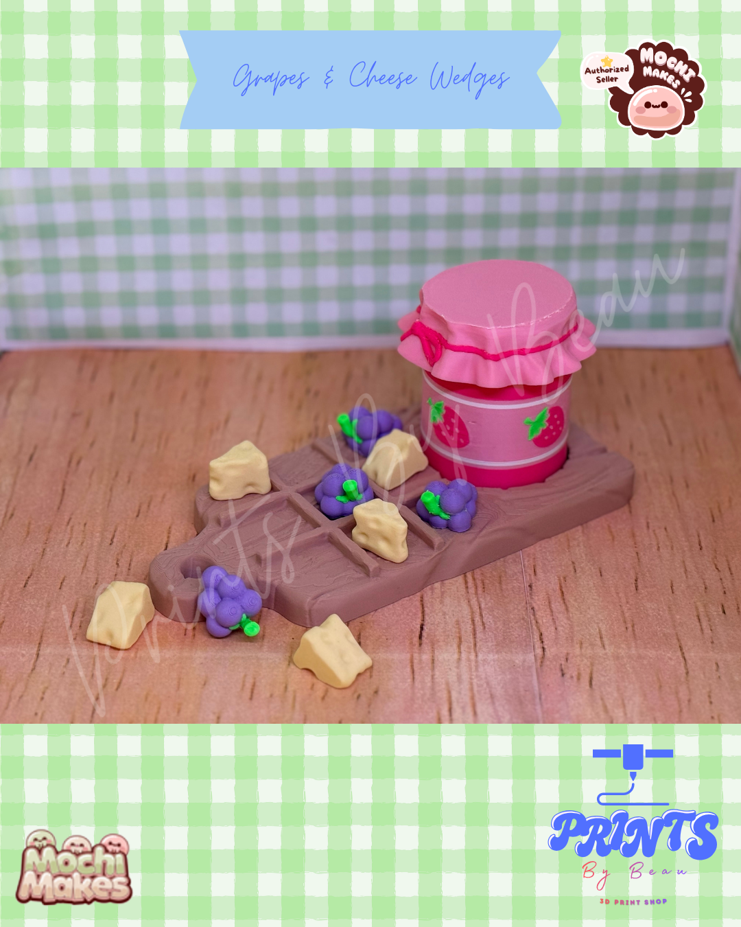 🧀 🍇 Charcuterie Board Tic Tac Toe 🍇 🧀