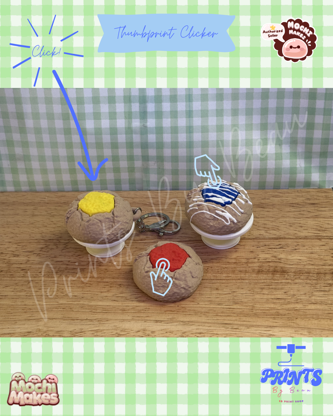 🍪 Thumbprint Cookie Fidget Clicker 🍪